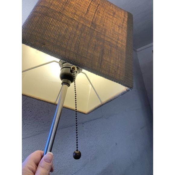 RARE MCM Square Shade Cube Table LAMP MID CENTURY MODERN LIGHT DECOR 60S - Picture 15 of 15